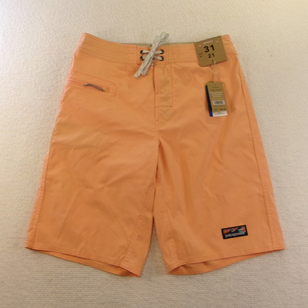NWT‎ Patagonia Mens 31 Stretch Wavefarer Boardshorts Peach Sherbet 86543 SP19